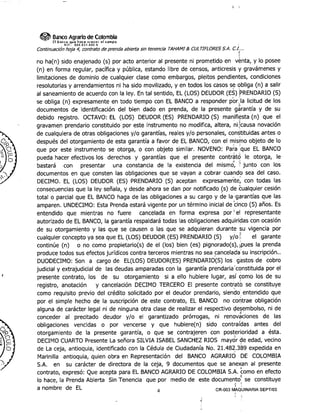 Embargo on Tahami y Cultiflores property and greenhouses