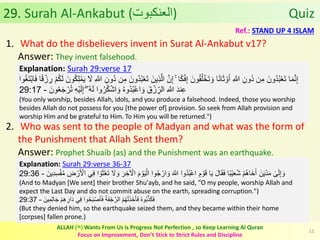 Al Quran (Chapter 29): Surah Al Ankabut [The Spider] | PDF