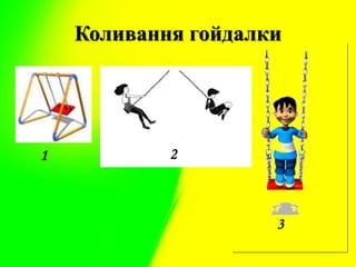 Коливання гойдалки
1 2
3
 