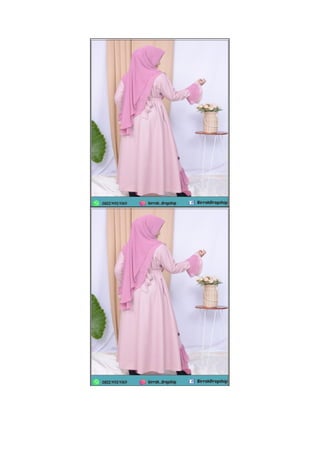 Model Baju Gamis Muda Jaman Sekarang, Model Baju Gamis Terbaru 2021