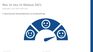 Dienstag, 29. März 2022 © 2022 - IBsolution GmbH 10
 Omnichannel-Verkaufsaktionen im Kundenauftrag
Was ist neu im Release 2021
Highlights aus dem Vertrieb
 