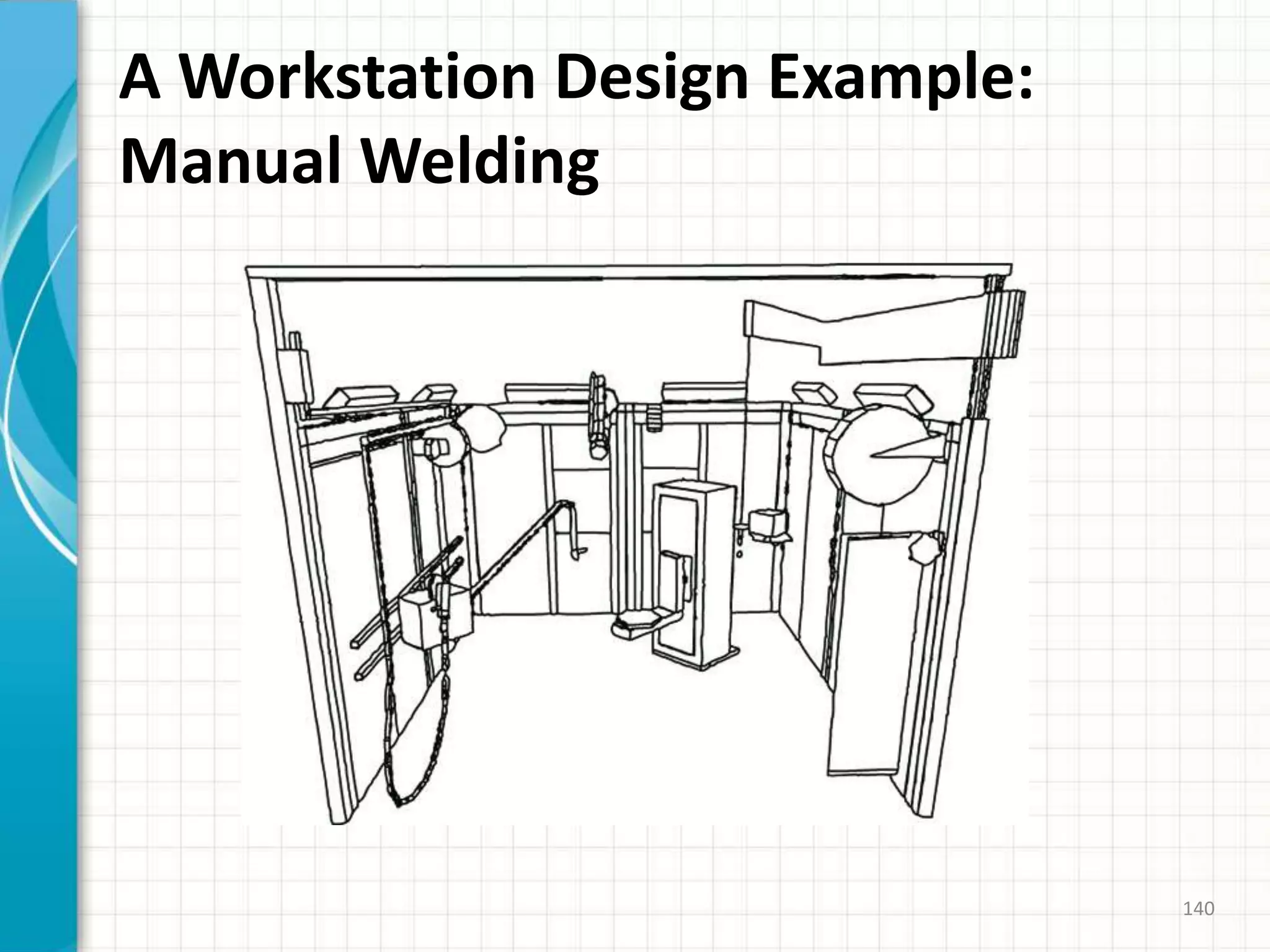 A Workstation Design Example:
Manual Welding
140
 