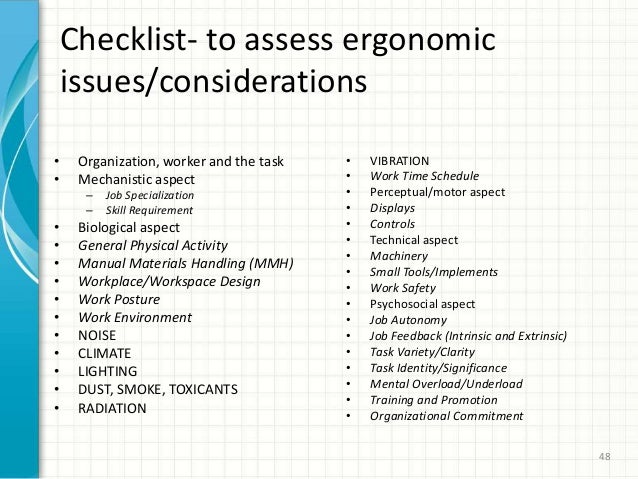 performance oriented ergonomic checklist for computer Computer ergonomics laboratory ergonomics ergonomic resources home / ergonomics / ergonomic resources performance oriented ergonomic checklist for computer (vdt) workstations laptop specific cornell musculoskeletal discomfort questionnaires (ls-cmdq. performance oriented ergonomic checklist for computer Computer ergonomics laboratory ergonomics ergonomic resources home / ergonomics / ergonomic resources performance oriented ergonomic checklist for computer (vdt) workstations laptop specific cornell musculoskeletal discomfort questionnaires (ls-cmdq.