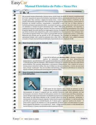 MECÂNICA 2000 Retornar ao indice Retornar ao ÍNDICE 2
Manual Eletrônico do Palio e Siena Flex
 