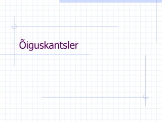 Õiguskantsler 