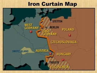 Iron Curtain Map
 