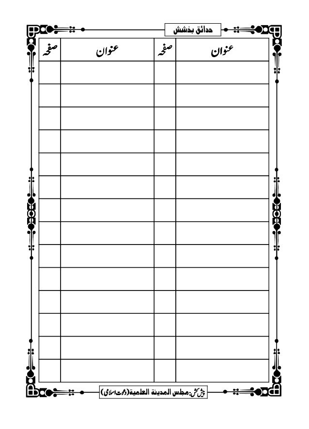 Hadaiq E Bakhshish Urdu حداہق بخشش Ahmad Raza Khan