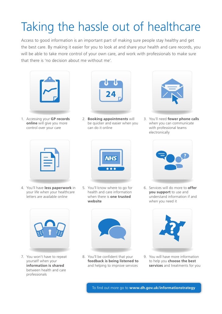 Taking the hassle out of healthcareAccess to good information is an important part of making sure people stay healthy and ...