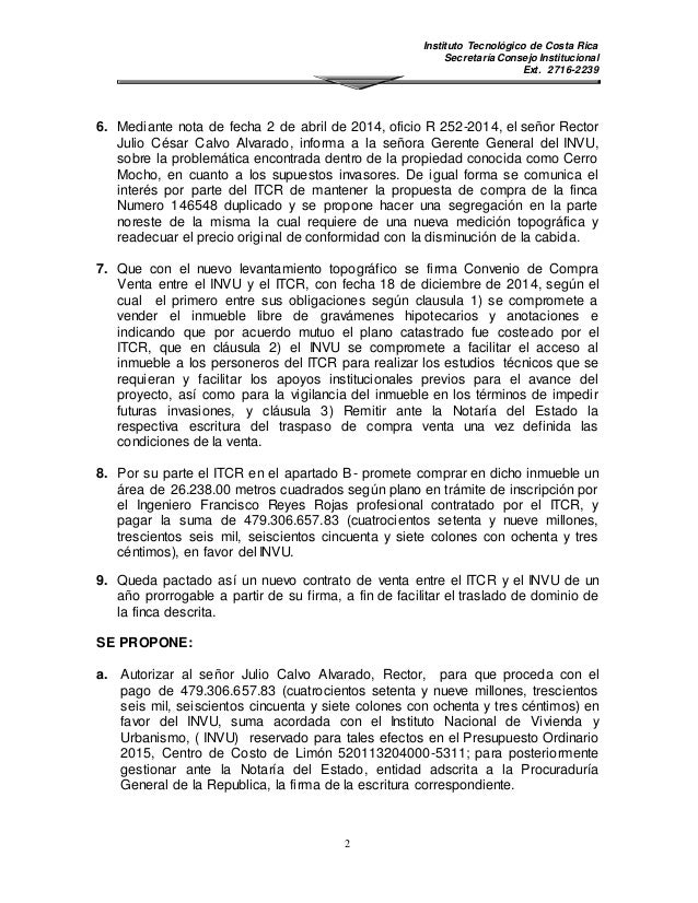 2900 autorización al rector para tramitar ante la cgr compra de lote
