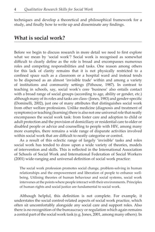 Qualitative Research Skills For Social Work 1st Edition Malcolm Carey | PDF