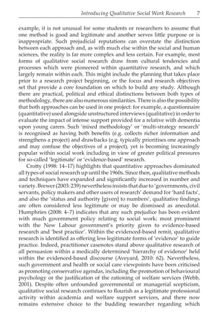 Qualitative Research Skills For Social Work 1st Edition Malcolm Carey | PDF