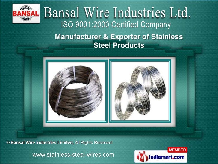 Bansal Wire Industries Limited Uttar Pradesh India