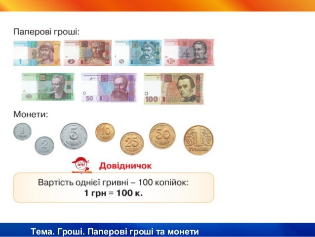 Картинки по запросу "Вартість.Гривня.Копійка для 1 класа НУШ"