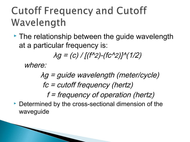 wave-guides | PPT