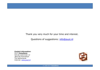 Presentation for the IPPC 2008, 29th august 2008