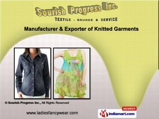 Manufacturer & Exporter of Knitted Garments
 