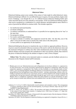 The Routledge International Handbook Of Dialectical Thinking Nick ...