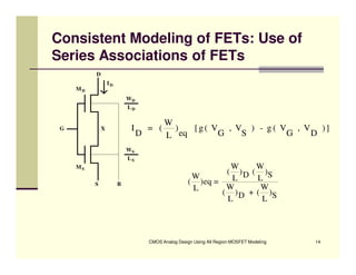 CMOS Analog Design  Lect 1