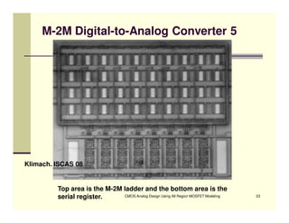 CMOS Analog Design  Lect 1