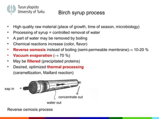Birch Process Health effects and special features of Nordic berries and birch sap ...