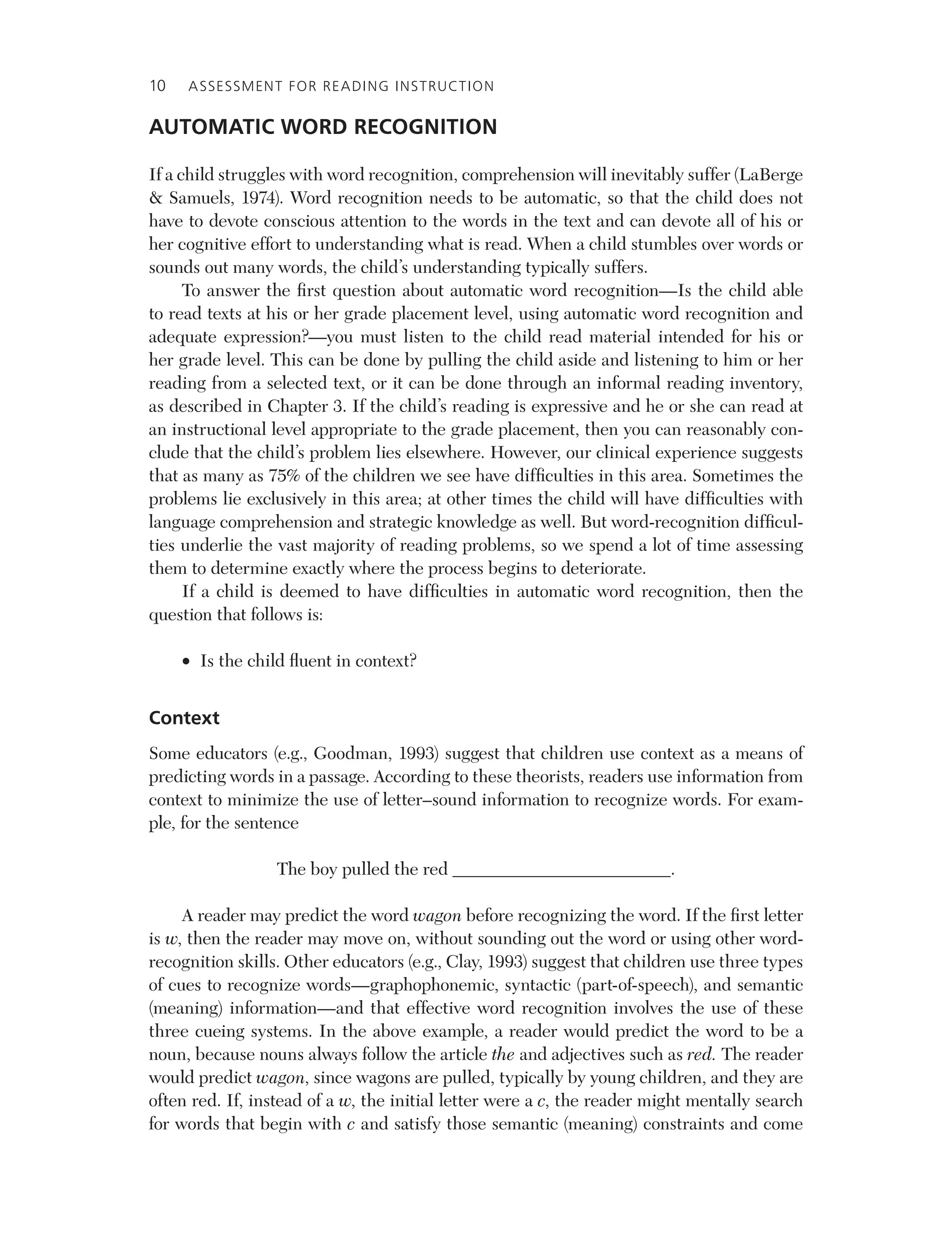 Assessment for reading instruction Third Edition Mckenna | PDF