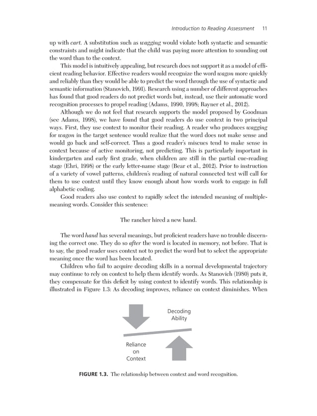 Assessment for reading instruction Third Edition Mckenna | PDF