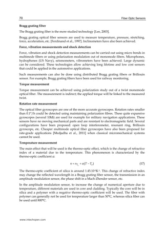 Advancements and Applications of Intrinsic Optical Fiber Sensors in ...