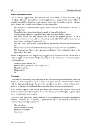 Advancements and Applications of Intrinsic Optical Fiber Sensors in ...