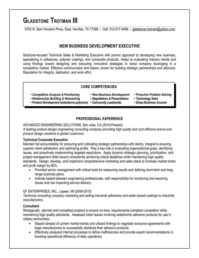 2912 Trotman Gladstone Resume - 2912 Trotman Gladstone Resume 1 638 