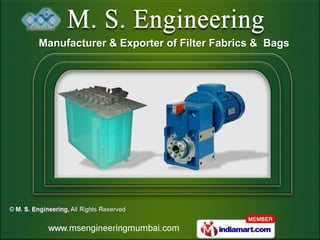 Manufacturer & Exporter of Filter Fabrics & Bags
 