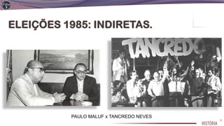 PAULO MALUF x TANCREDO NEVES
32
 