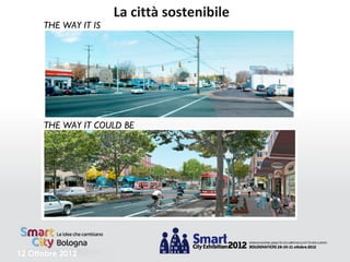 La città sostenibile
      THE WAY IT IS




      THE WAY IT COULD BE




12 Ottobre 2012
 