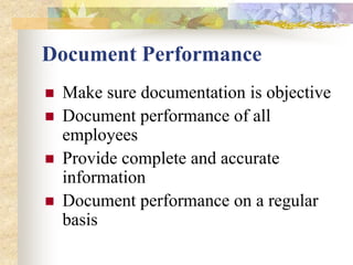 Performance Documentation Visual Performance-Appraisal.ppt