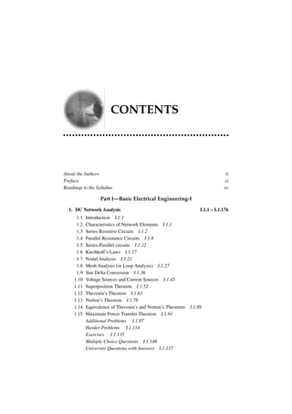 Basic Electrical and Electronics Engineering I ES101 WBUT 2015 5th ...