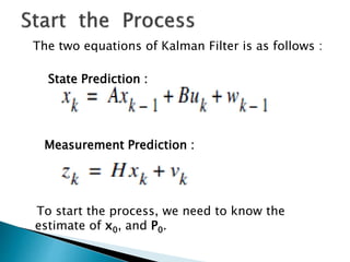 Maneuverable Target Tracking using Linear Kalman Filter | PPTX