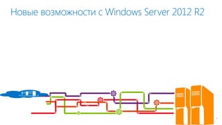 Новые возможности c Windows Server 2012 R2 
7  