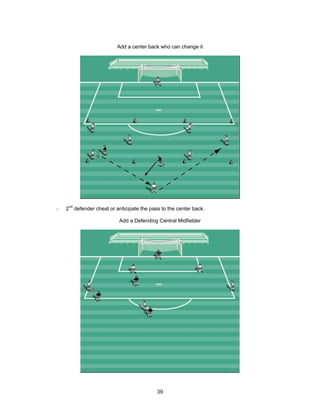 Add a center back who can change it
- 2nd
defender cheat or anticipate the pass to the center back.
Add a Defending Central Midfielder
39
 