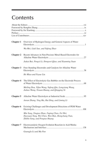 Green Hydrogen Production By Water Electrolysis Junbo Hou Min Yang | PDF