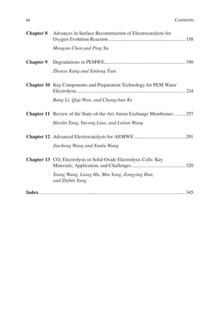 Green Hydrogen Production By Water Electrolysis Junbo Hou Min Yang | PDF
