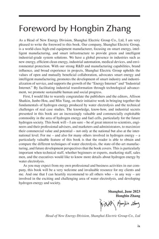 Green Hydrogen Production By Water Electrolysis Junbo Hou Min Yang | PDF