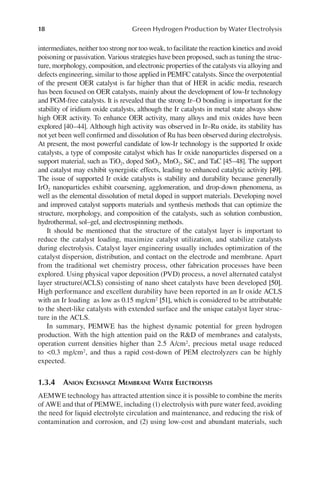Green Hydrogen Production By Water Electrolysis Junbo Hou Min Yang | PDF