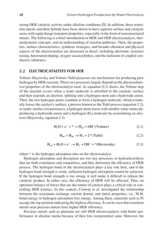 Green Hydrogen Production By Water Electrolysis Junbo Hou Min Yang | PDF
