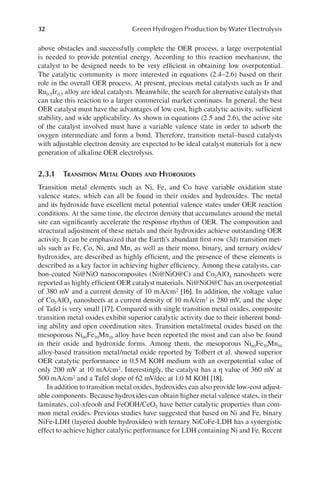 Green Hydrogen Production By Water Electrolysis Junbo Hou Min Yang | PDF