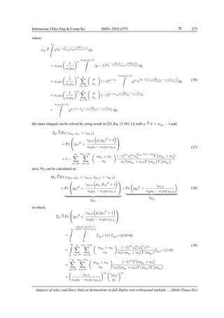 Impacts of relay and direct links at destinations in full-duplex non ...