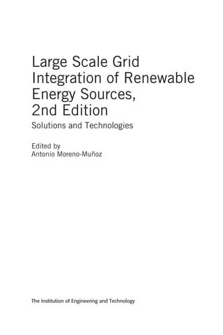 Large Scale Grid Integration Of Renewable Energy Sources Solutions And ...