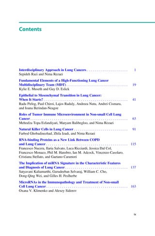Lung Cancer Pathophysiology An Interdisciplinary Approach Nima Rezaei | PDF