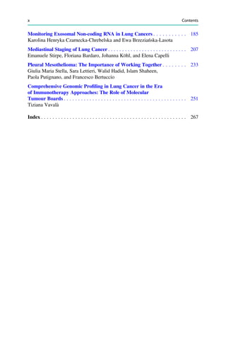 Lung Cancer Pathophysiology An Interdisciplinary Approach Nima Rezaei | PDF