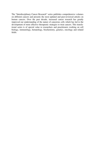 Lung Cancer Pathophysiology An Interdisciplinary Approach Nima Rezaei | PDF