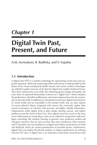 Digital Twin Technology And Applications A Daniel Srinivasan Sriramulu ...