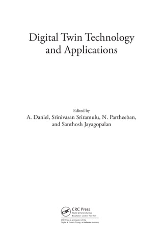 Digital Twin Technology And Applications A Daniel Srinivasan Sriramulu ...